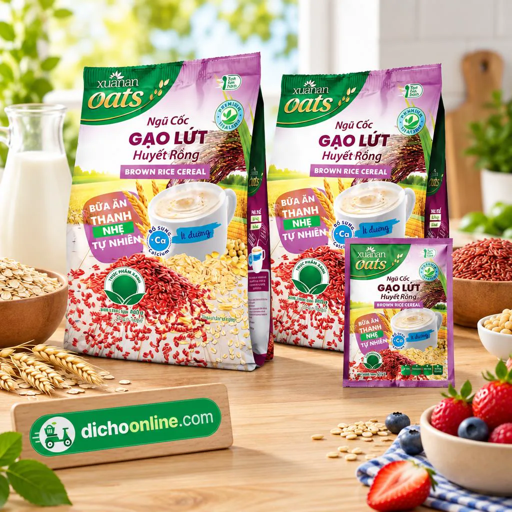 Ngũ cốc gạo lứt huyết rồng Xuân An 400g